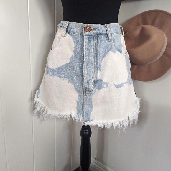 One Teaspoon Skirt  6/28 Boho Rebel Chic Festival Fairy Grunge Coastal Cowgirl - Picture 3 of 12